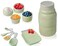 Comfify Green Mason Jar Measuring Set“ 4 Cups, 4 Spoons, Spoon Rest
