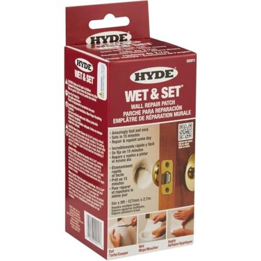 Hyde Tools 09911 5-Inch by 9-Foot Wet and Set Contractor's Roll Wall and Ceiling Repair Patch , Gray