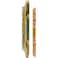 Prime-Line E 2474 Multi-Point Mortise Latch and Keeper, 12 In. Mounting Holes ,Single Pack