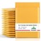 Fuxury Kraft Bubble Mailer 10.5X16" 25 Pack Padded Envelope Usable 10.5X15