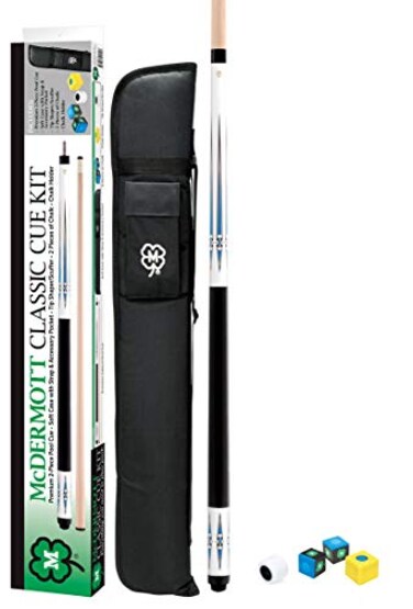 McDermott Classic Pool Cue Kit White 21oz