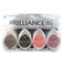 Tsukineko 4-Pack Brilliance Dew Drop Inkpads, Two Tone