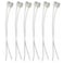 Speller 6 pcs G8 Base Porcelain Halogen Socket G8 LED Light Bulb Ceramic Socket with 6" Leads Wire Connector for Retrofit Halogen Light Bulb