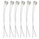Speller 6 pcs G8 Base Porcelain Halogen Socket G8 LED Light Bulb Ceramic Socket with 6" Leads Wire Connector for Retrofit Halogen Light Bulb