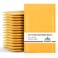Fuxury Kraft Bubble Mailers 4x8" 50 Pack Padded Envelopes Usable Size 4x7