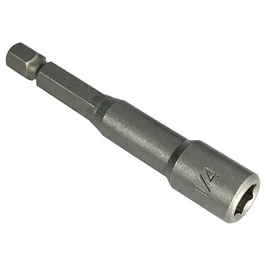 HTS 122N4 1/4" Impact Ready Magnetic Nut Setter Bit, 2.5" Long