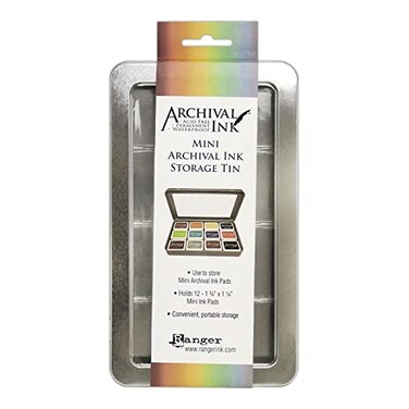 Ranger AIMA58434 Archival Mini Ink Storage Tin