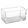 MyGift 7.8 Inch Modern Rectangular Glass Vase Trough Planter Terrarium
