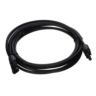 Renogy 15Ft 10AWG Solar Adaptor Extension Cable, MF Connector Black 1 PCS