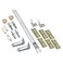 National Hardware Wall Mounted Door Stoppers, 2-Pack, White