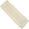 kilofly Handmade Crochet Lace Rectangular Table Runner 15 x 36 Inch, Beige