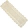 kilofly Handmade Crochet Lace Rectangular Table Runner 15 x 36 Inch, Beige