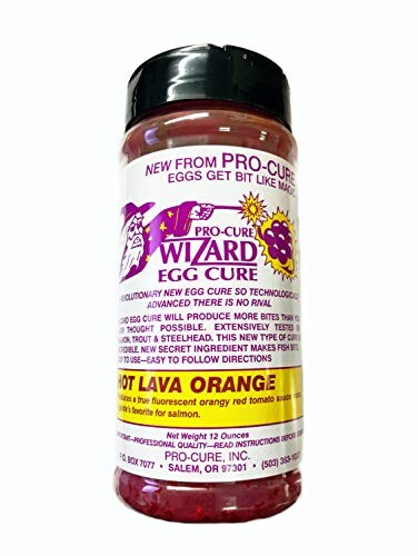 Pro-Cure Wizard Egg Cure, 12 Ounce, Hot Lava Orange