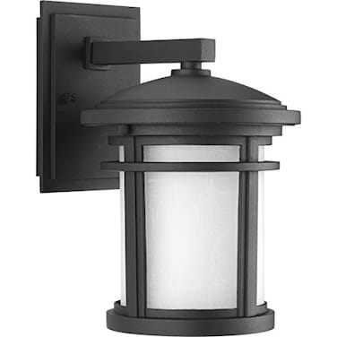 Progress Lighting Wish Small Outdoor Wall Lantern Light, Black
