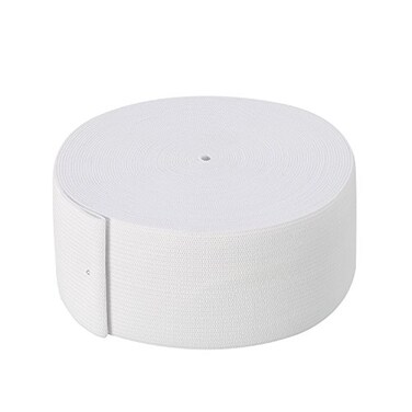 EBOOT White Knit Elastic Spool¼ˆ2 Inch x 11Yard¼‰
