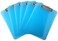 Trade Quest Sky Blue Clear Clipboards Letter Size Low Profile ,6-Pack