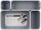 Fusion Advantus Stacking Bins, 4 Compartments, Plastic ,37592