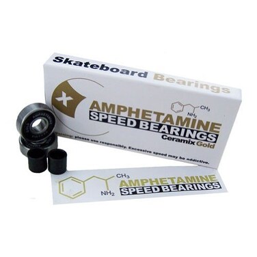 Amphetamine CERAMIC High-End Longboard Bearings AMPHETAMINE GOLD