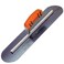 Kraft Tool CF737BPF Blue Steel Pool Trowel with ProForm Handle L-Shank, 16 x 4-Inch