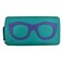 ili New York Smooth Leather Soft Eyeglass Case with RFID Blocking Lining