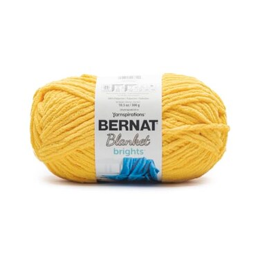 Bernat Blanket Bright Yarn, School Bus Yellow