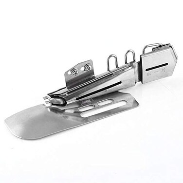 Hilitand 1pc Flat Folder Binding Attachment Tape for Industrial Sewing Machine,1/2,1-3/8-1/2