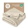 Bare Home Fleece Blanket Luxury Microplush ,Full/Queen, Oyster