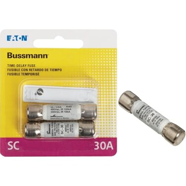 Bussmann 30A Midget Time Delay Fuse ,2-Pack- 1 Each