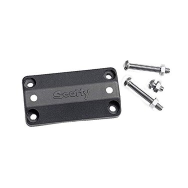 Scotty 242-BK Rail Mount Adapter for Side Deck Mount, Black