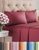 CGK Unlimited Full Size 4 Piece Sheet Set - Comfy BreathableCooling Sheets - Burdy