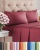CGK Unlimited Full Size 4 Piece Sheet Set - Comfy BreathableCooling Sheets - Burdy