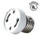 parts express ,Pack of 2E26/E27 to GU24 Adapter Converter - E26/E27 Edison Screw to GU24 Bayonet Base Bulb Socket