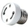 parts express ,Pack of 2E26/E27 to GU24 Adapter Converter - E26/E27 Edison Screw to GU24 Bayonet Base Bulb Socket