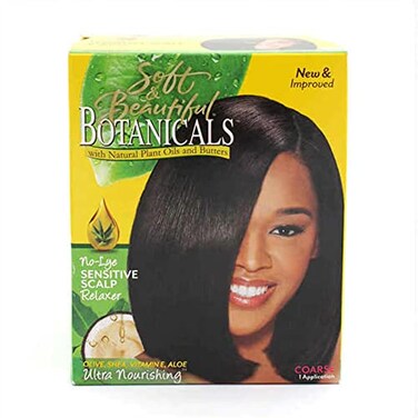 SoftBeautiful Soft and Beautiful Botanicals No-lye Sensitive Scalp Relaxer, Course