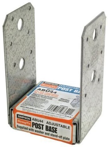 Simpson Strong-Tie ,4 Count ABU44/ABU44Z 4 x 4 Adjustable Post Base