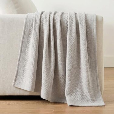 Nautica - Soft King Size Blanket for BedCouch, Cozy Bedding
