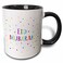 3dRose Eid Mubarak - Happy Eid Blessing After 11oz Two-Tone Black Mug