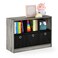 Furinno Basic 6-Cube Book Shelf with Open Shelf, 3 x 2, French Oak