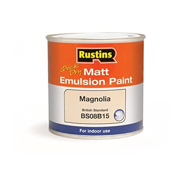 Rustins Quick Dry Matte Emulsion Paint Magnolia 250ml