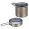 Evernew Titanium Non-Stick Deep Pot 0.9 L Handle - ECA402
