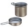 Evernew Titanium Non-Stick Deep Pot 0.9 L Handle - ECA402