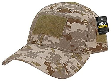 Rapdom Tactical Low Crown Structured Cap, Desert Digital