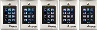 Securitron Single Gang Digital Keypad System with Illuminated Keys, 99 User Code Capability