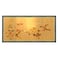 Red Lantern 36" x 72" Gold Leaf Cherry Blossom Silk Screen
