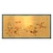 Red Lantern 36" x 72" Gold Leaf Cherry Blossom Silk Screen