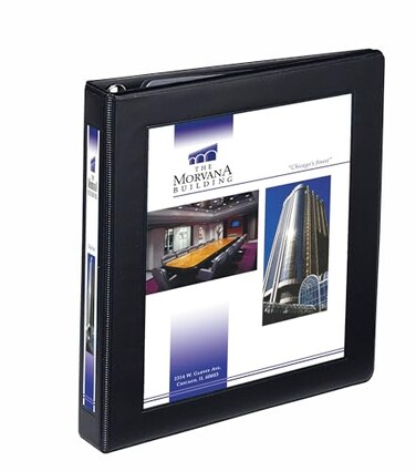 AveryHeavy-Duty View 3 Ring Binder, 1" EZDRings, 1 Black Binder