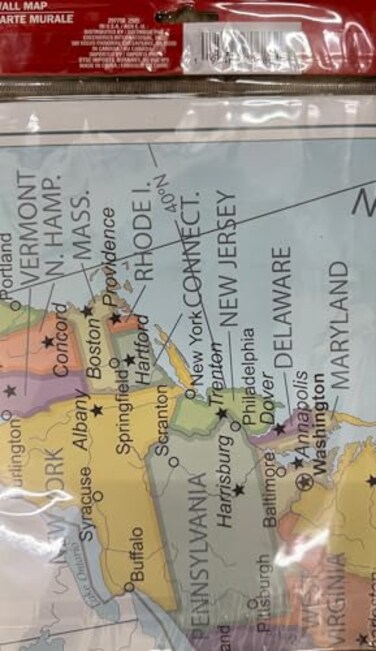 Teaching Tree United States Wall Map - 40" x 28