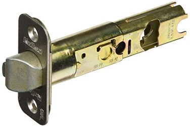Kwikset 82247-15 Adjustable Radius Deadlatch Brass Finish