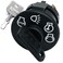 HD Switch Starter Ignition Key Switch fits John Deere D100 D105 D110 D120 D125 D130 D140 D150 D155 D160 D170 E100 E110 E120 E130 E140 E150 E160 E170 E180 S Series Includes 1 Umbrella1 Steel Key