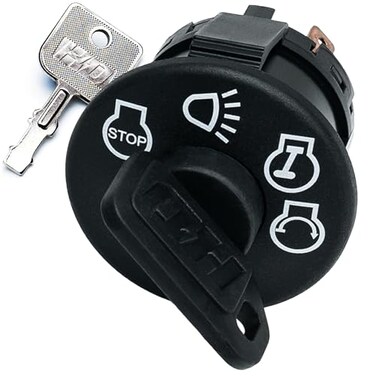 HD Switch Starter Ignition Switch w/Protective Umbrella Key for John Deere X-Series